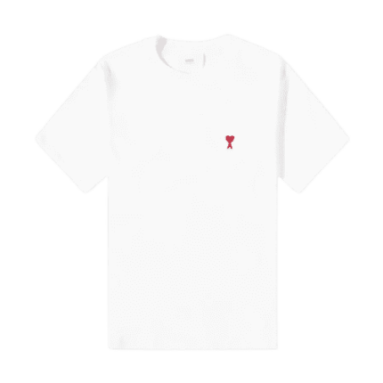 Ami Small a Heart T-shirt – White